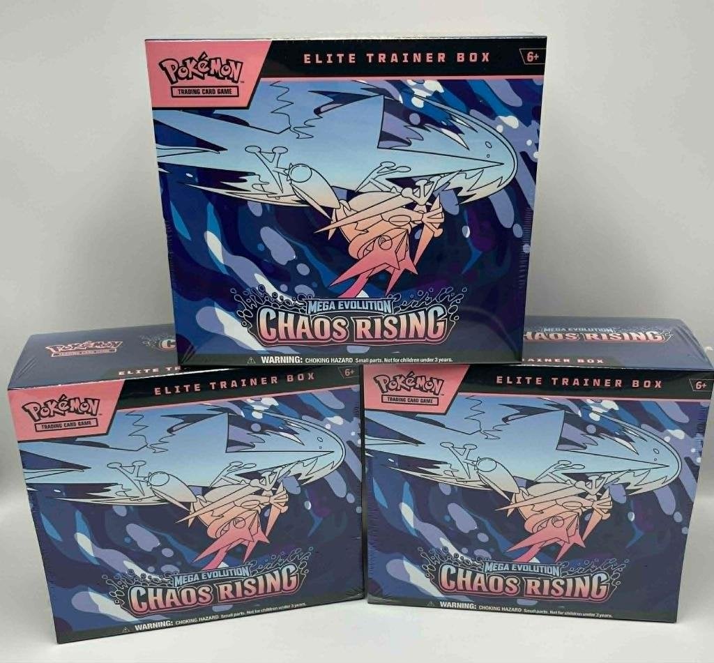 Pokémon : Chaos Rising Elite Trainer Box, Ophalen of Verzenden, Nieuw, Overige typen, Foil