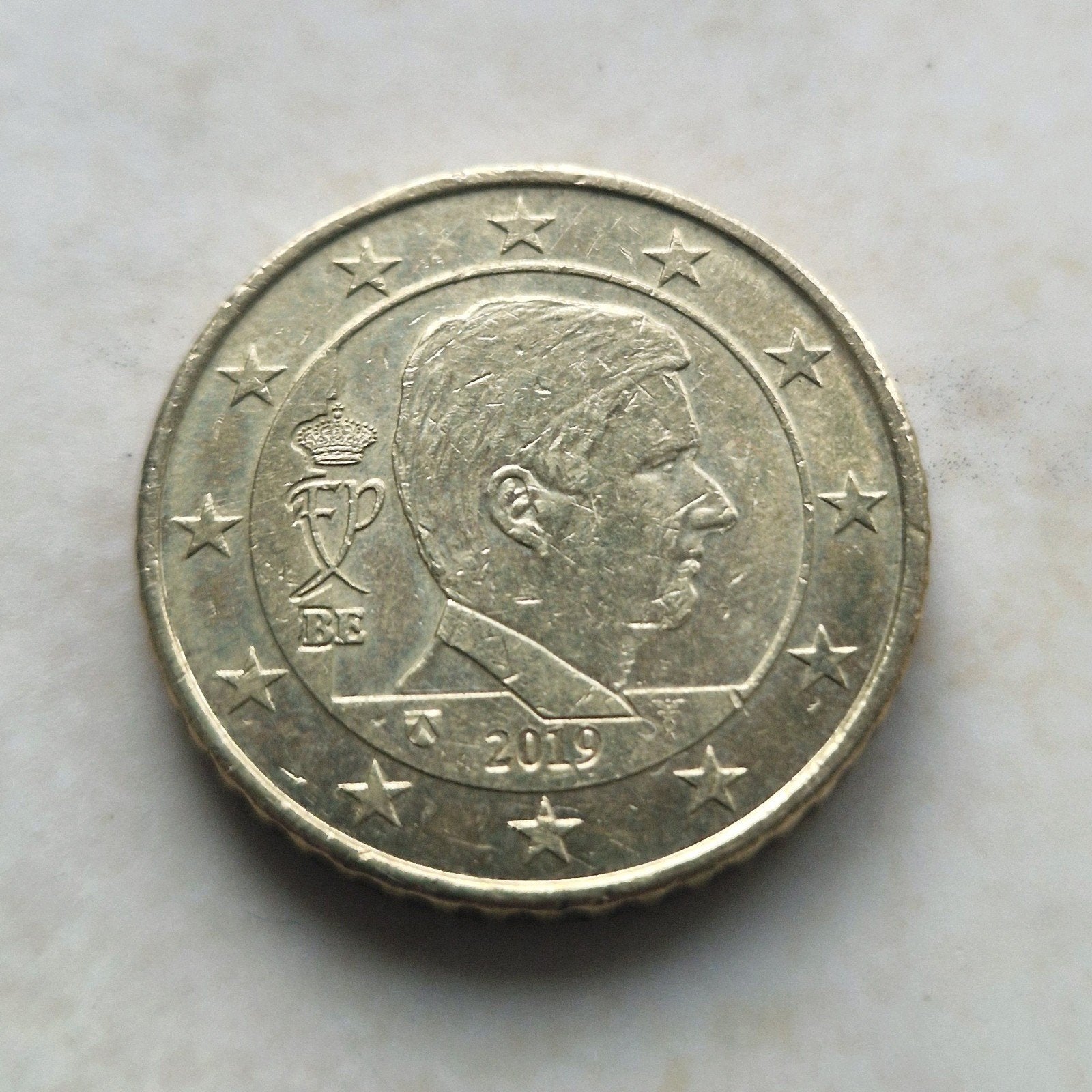 2019, Belgium , 50 Euro Cent Coin, Ophalen of Verzenden