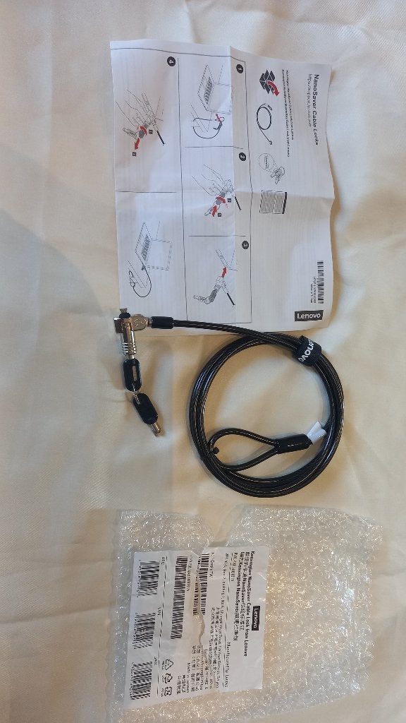 Cable antivol pour ordinateur portable, Informatique & Logiciels, Supports d'ordinateur portable, Enlèvement, Neuf, Kensington