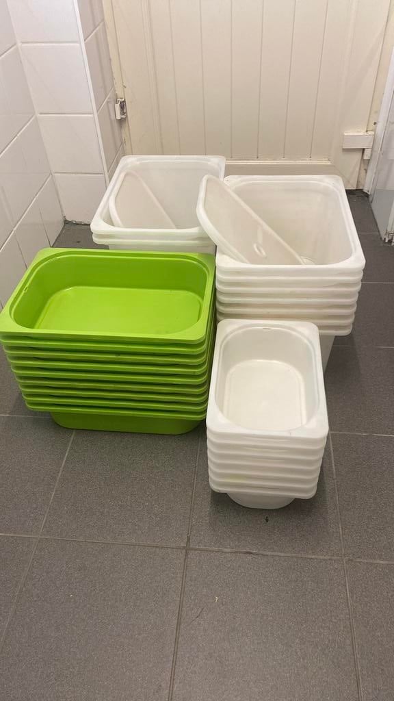 Lot de bacs en plastique ikea, Enlèvement, Utilisé