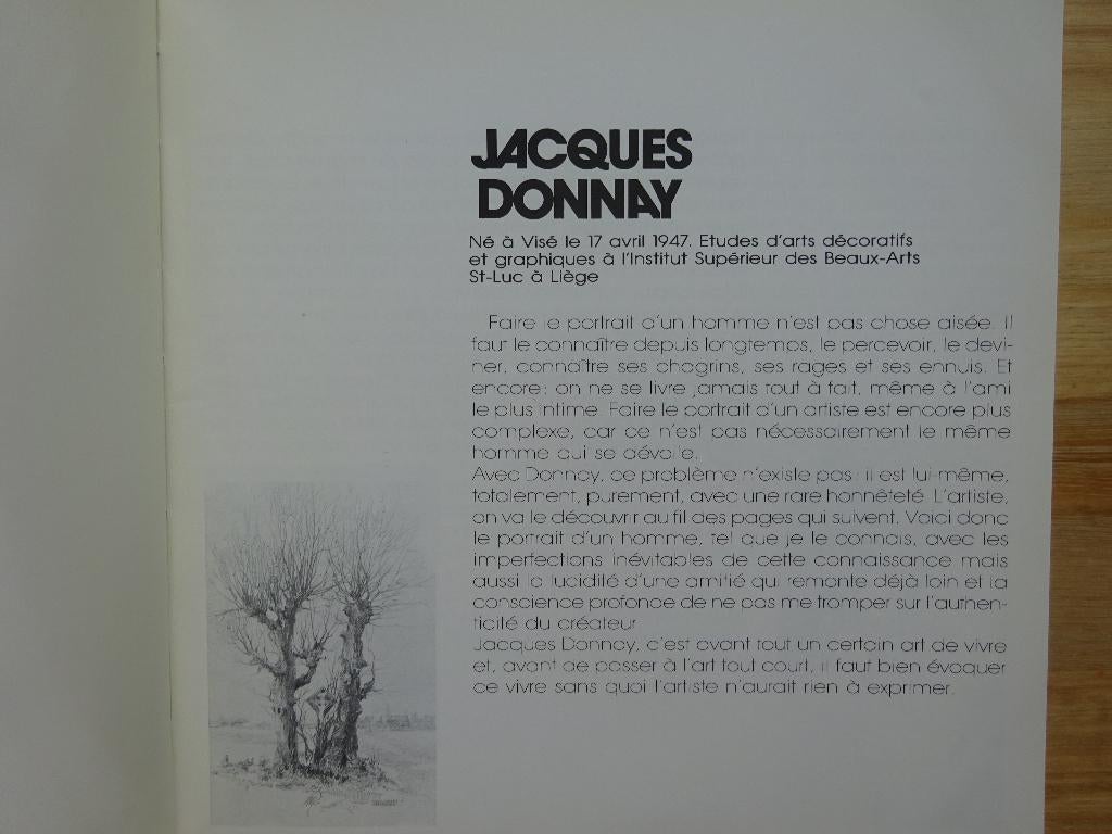 Jacques Donnay, monographie par Jean Jour, 1990, Enlèvement ou Envoi, Utilisé, Peinture et dessin