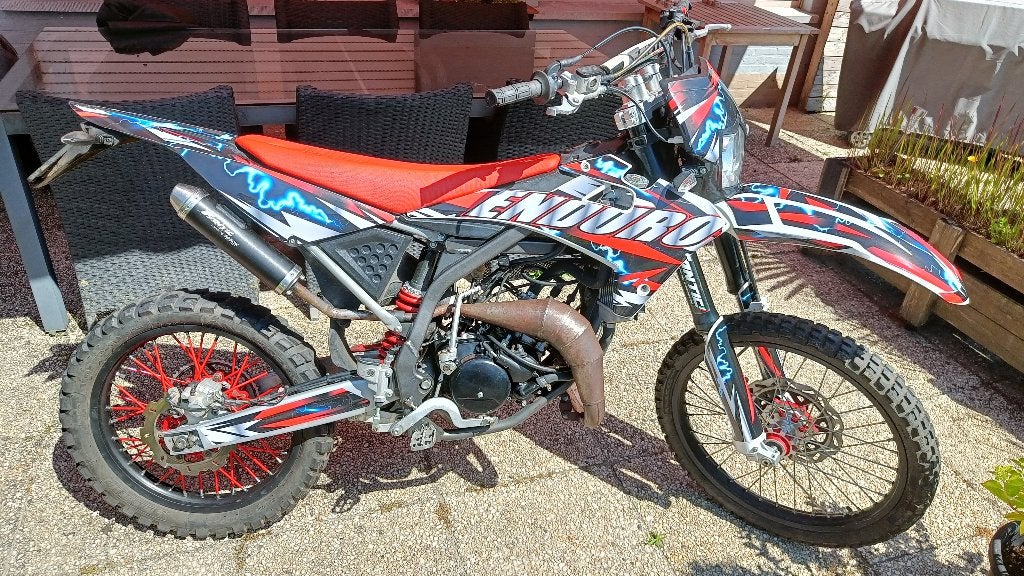 Fantic XM 50 Enduro Customized (zeer mooi), 6 versnellingen, Zo goed als nieuw, 50 cc, Ophalen