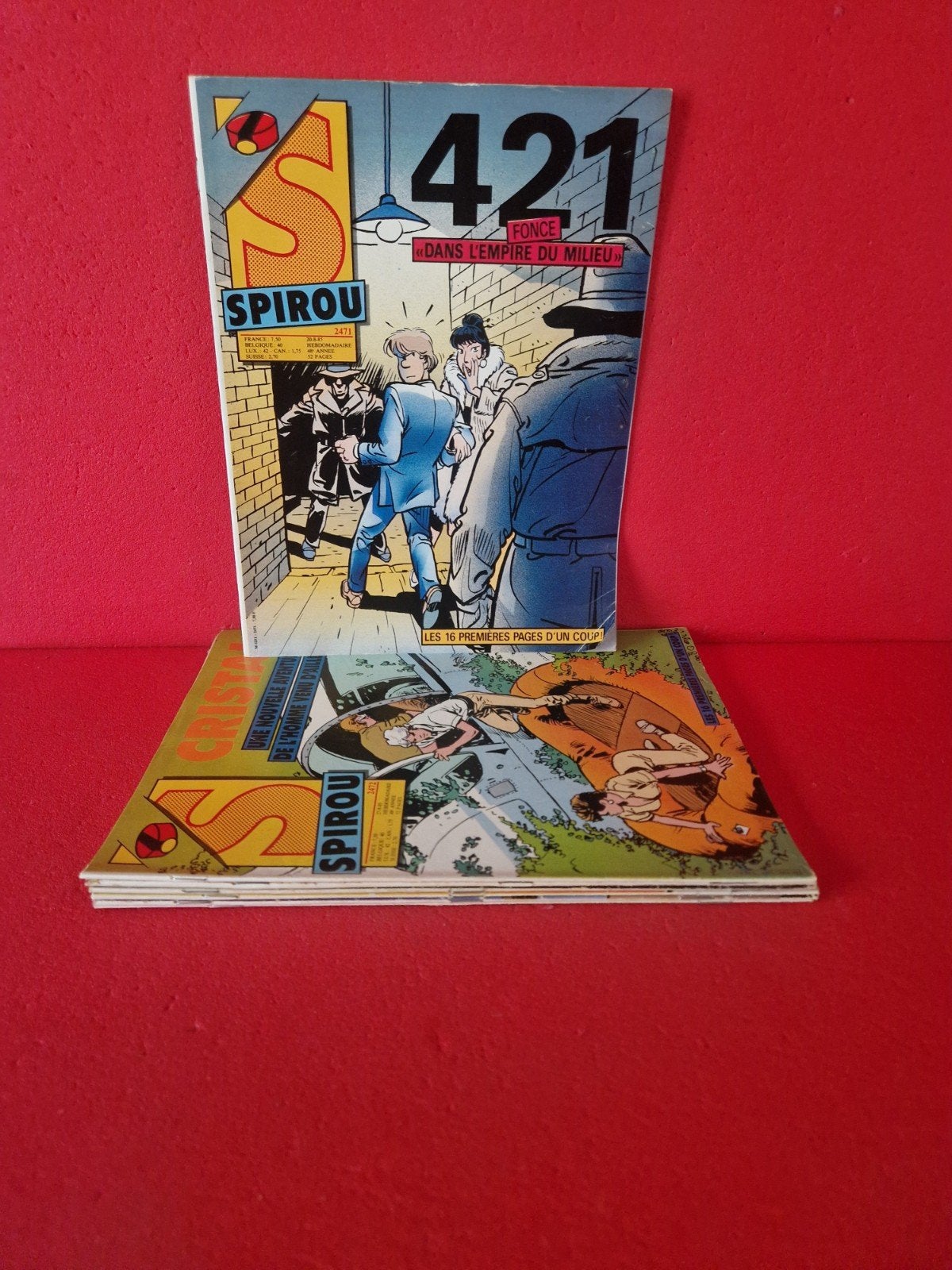 lot de 7 magazines, le journal de spirou, 1985, Enlèvement ou Envoi