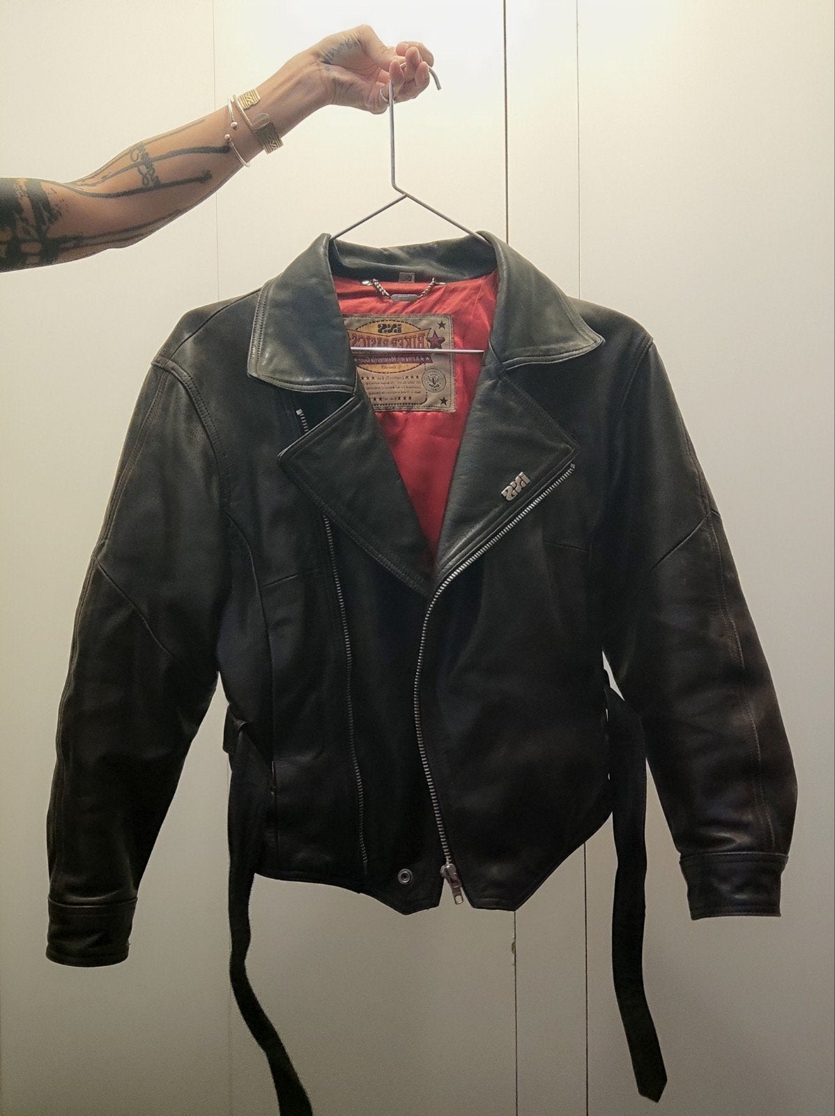 Vintage iXS Biker Basics leren dames motorjas, Ophalen, Dames