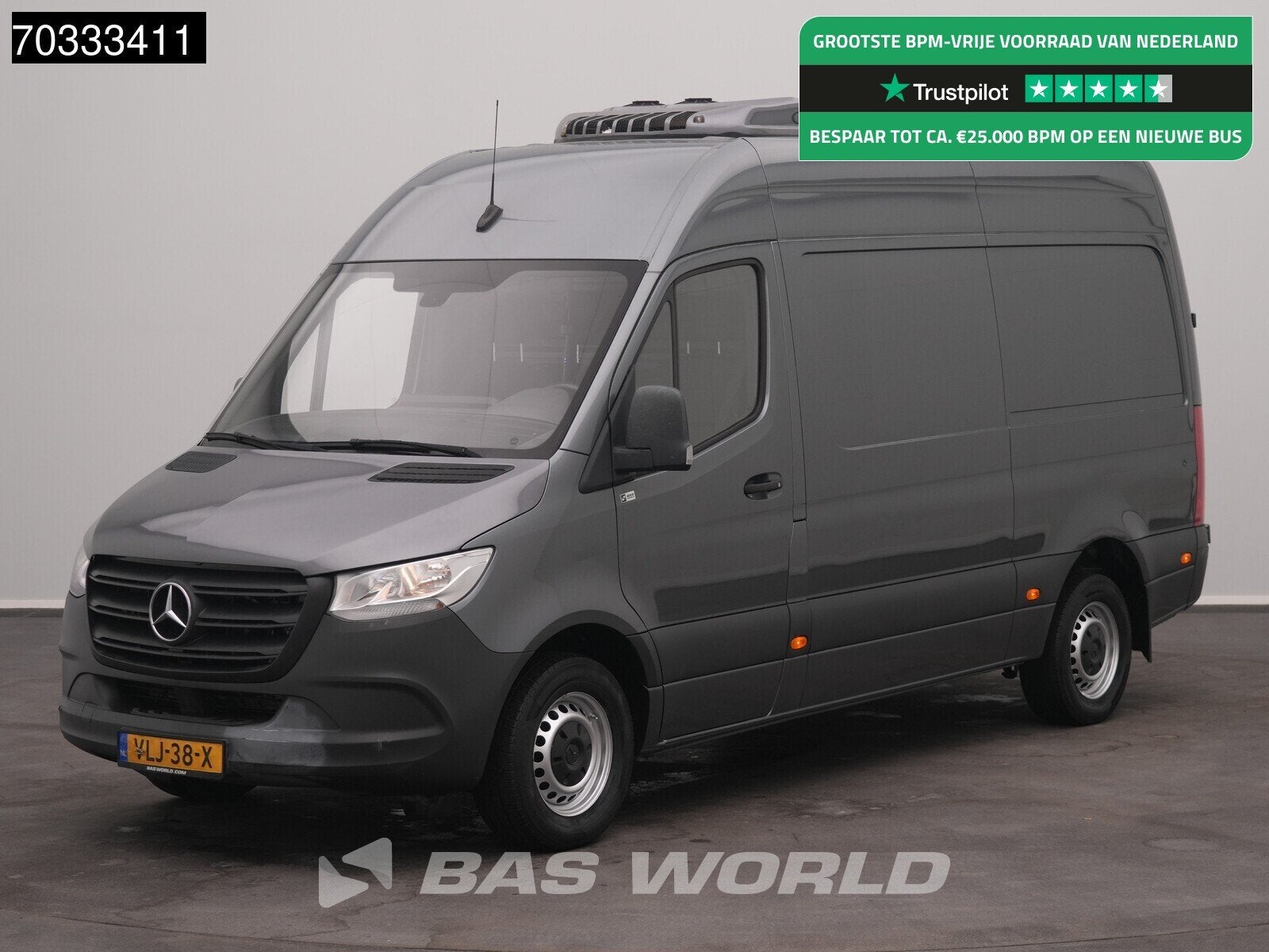 Mercedes Sprinter 314 CDI Koelwagen Konvekta Airco Cruise Eu, Auto's, Bestelwagens en Lichte vracht, Stof, Gebruikt, Euro 6, 4 cilinders