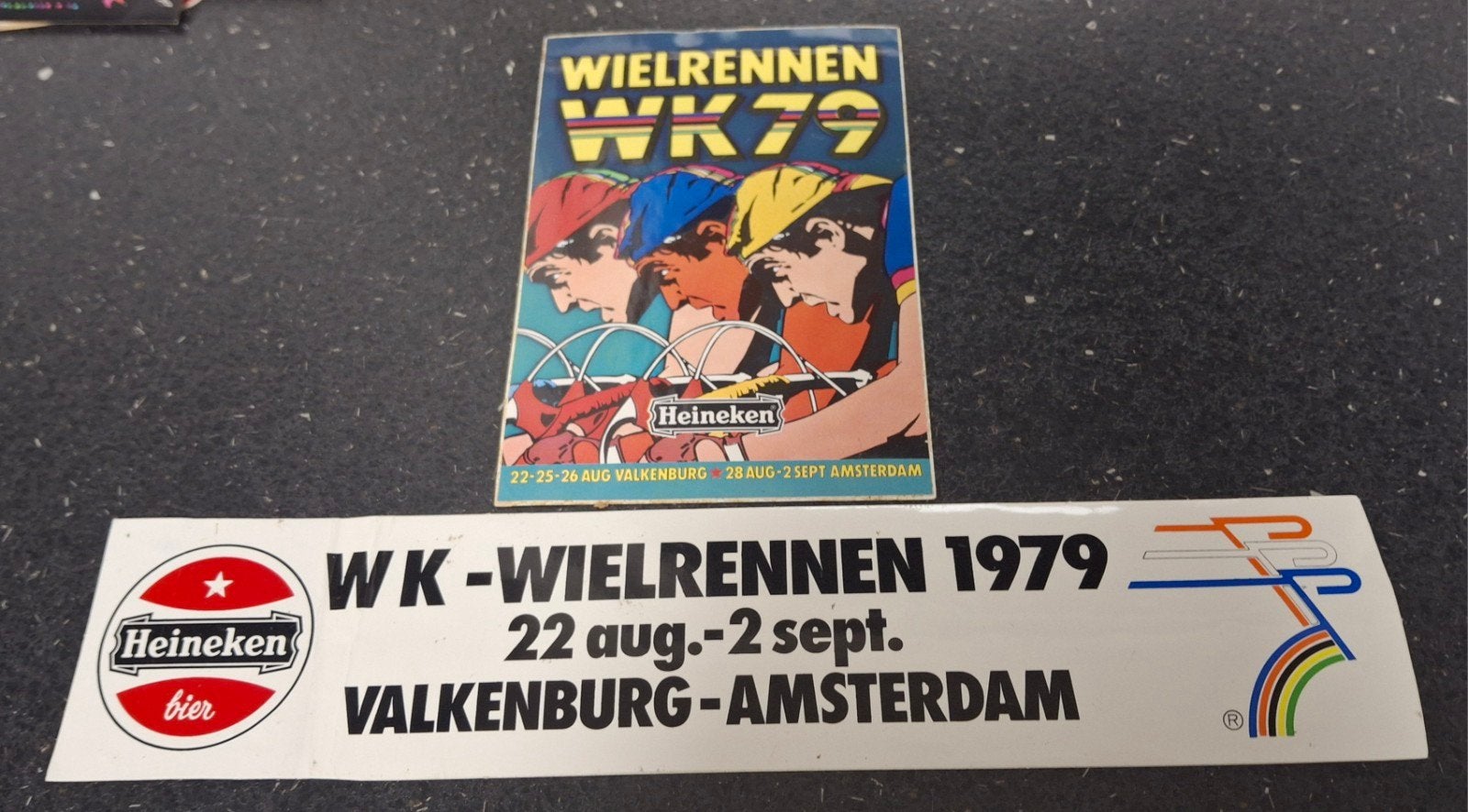 Lot de stickers Coupe du monde de cyclisme, Pays-Bas 1979, V, Enlèvement ou Envoi, Comme neuf, Sport