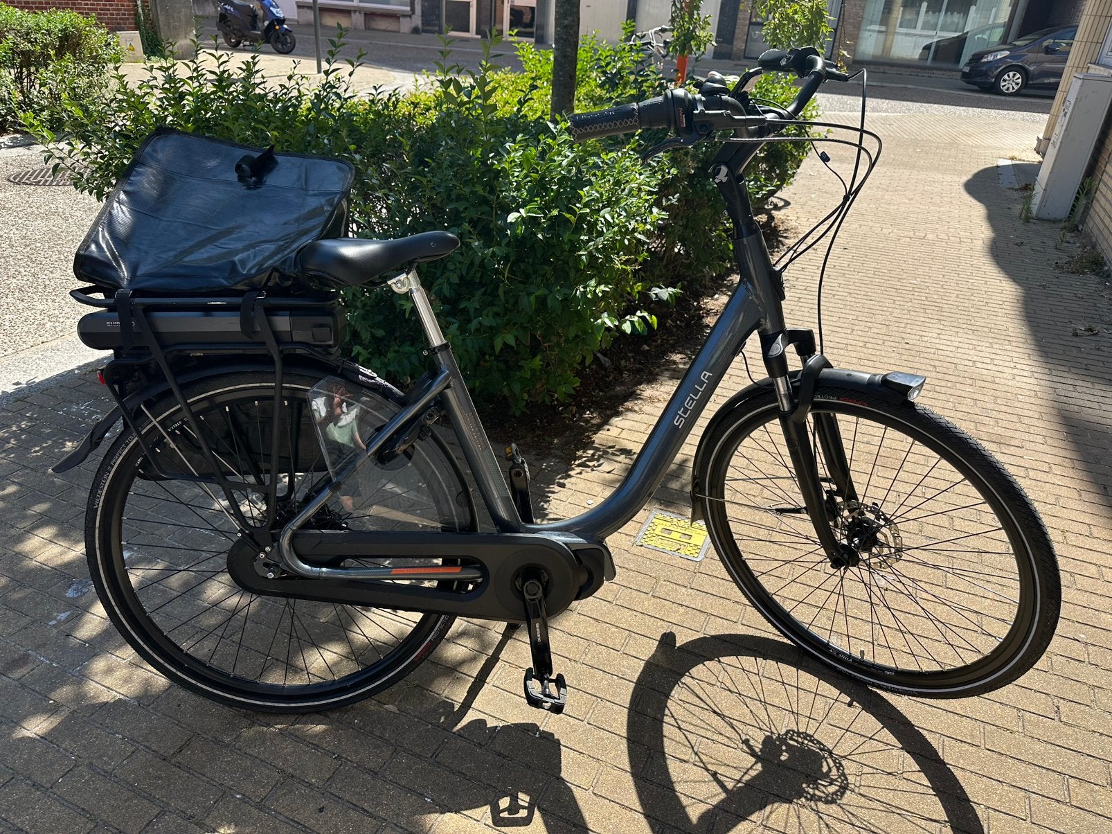 Shimano Stella Elektrische fiets middenmotor- Shimano sys., Fietsen en Brommers, Elektrische fietsen, Ophalen, Zo goed als nieuw