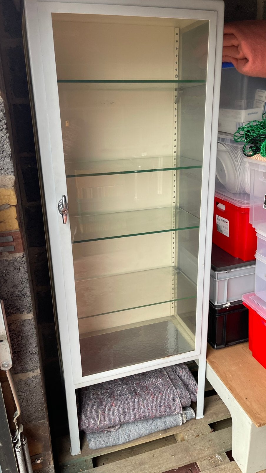 Ancienne armoire à pharmacie, Maison & Meubles, 25 à 50 cm, Avec porte(s), Comme neuf, Verre