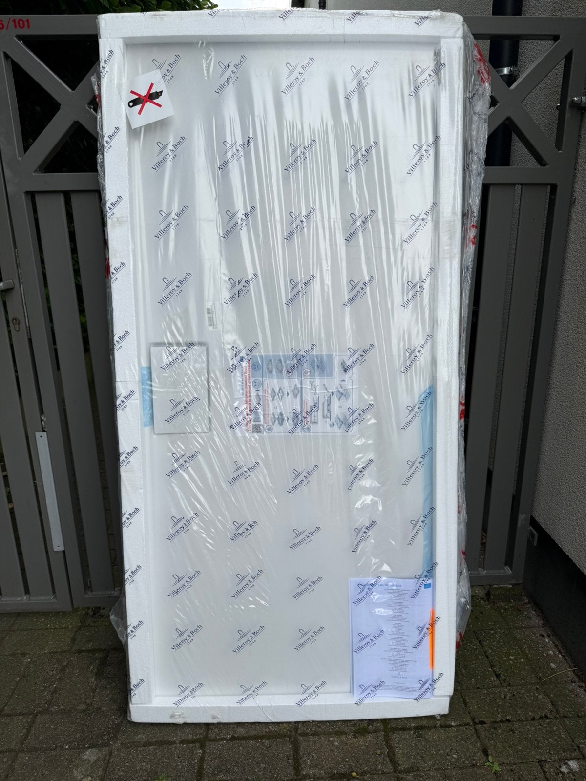 Nieuwe Villeroy & Boch douchevloer 160x75x1,5cm, Ophalen, Nieuw, Douche