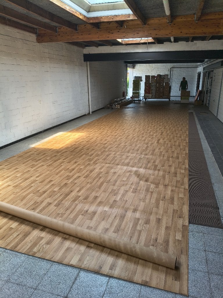 Vinyl ongebruikt (76m2), Huis en Inrichting, Stoffering | Vloerbedekking, Ophalen of Verzenden, Nieuw, Vinyl