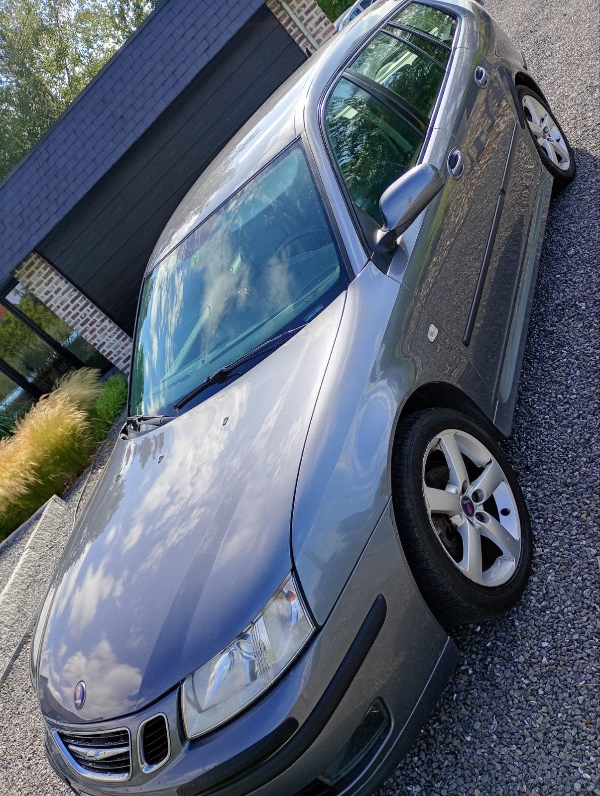 Saab 9-3 , 1.9 d break, 169000 km ,2008 , full option, Auto's, Saab, Trekhaak, Leder, Bedrijf, Break