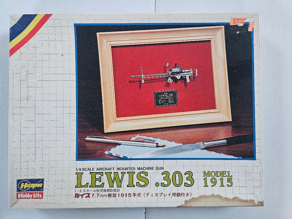 MAQUETTE HASEGAWA LEWIS .303 1915, Hobby & Loisirs créatifs, Modélisme | Avions & Hélicoptères, Enlèvement, Hasegawa