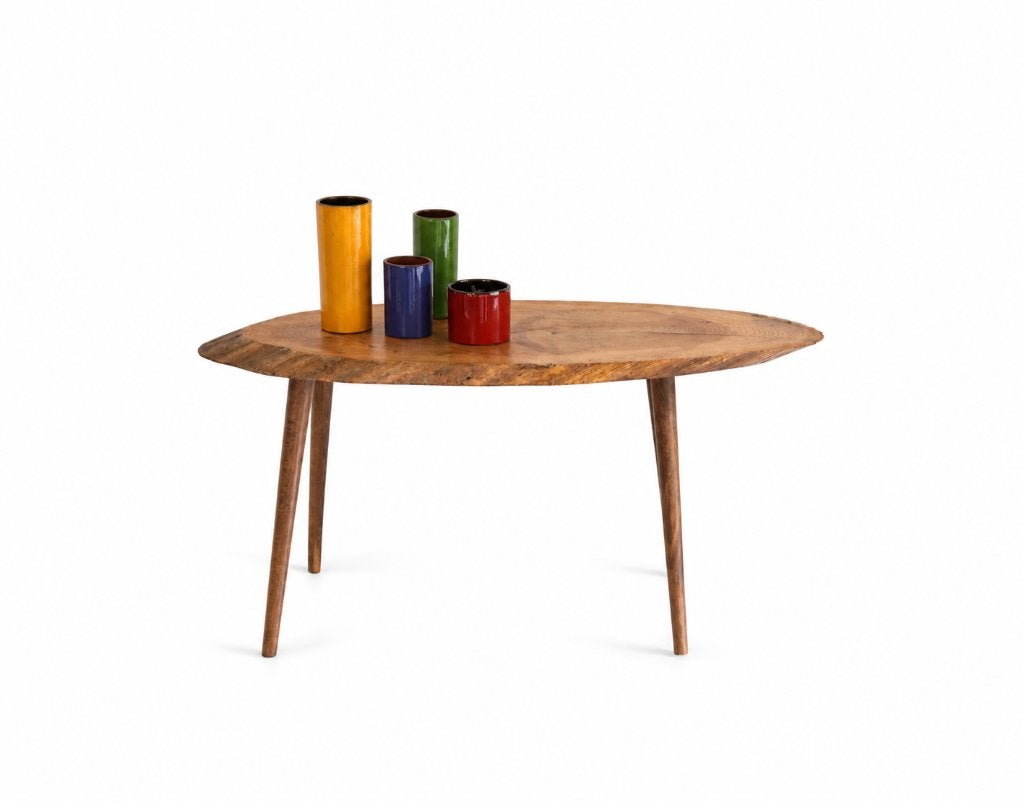Vintage boomstam bijzettafel, Enlèvement