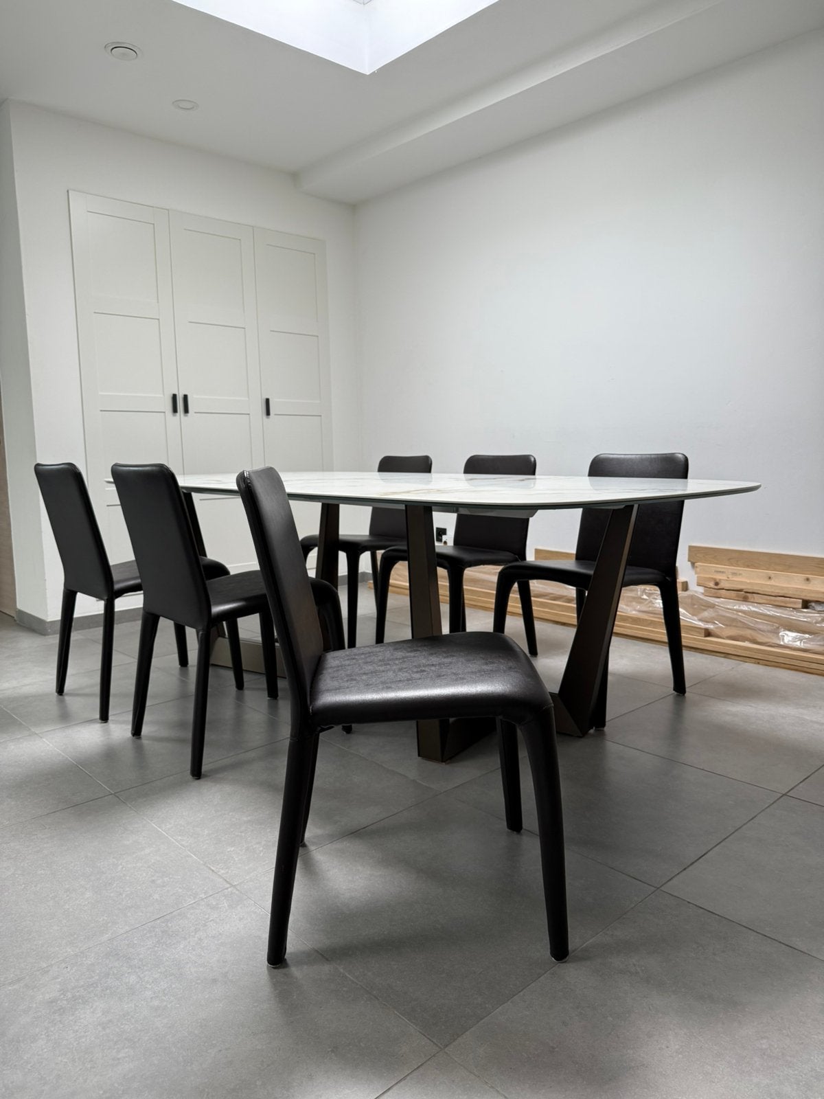 6x Trabaldo / TrabÀ stoelen, Huis en Inrichting, Stoelen, Ophalen of Verzenden, Zo goed als nieuw, Leer, Hay knoll joli vitra leolux arco rolf benz ligne roset