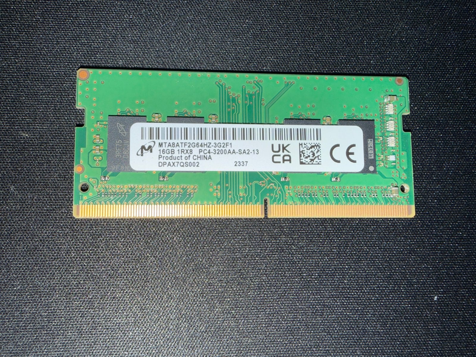 RAM 16GB DDR4 3200, Ophalen of Verzenden, Zo goed als nieuw, DDR4, Laptop