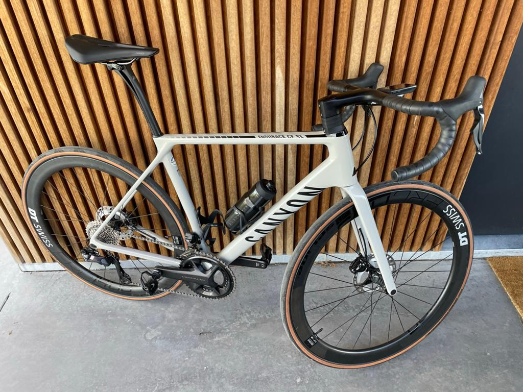 Canyon Endurace CF SL 8 Di2 - Maat M - DT Swiss ERC 1400, Fietsen en Brommers, Fietsen | Racefietsen, Zo goed als nieuw, Carbon