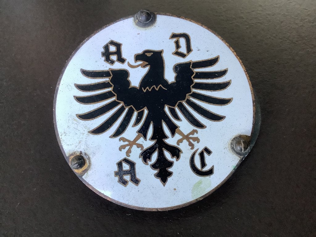 Badge ADAK authentique oldtimer émaillé automobile, Ophalen of Verzenden