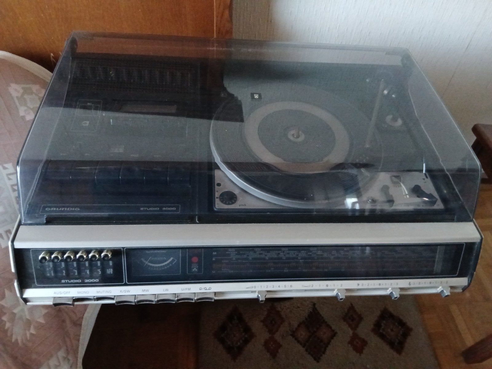 Prachtige Vintage Grundig Studio 3000 Hifi-Stereo-installati, Audio, Tv en Foto, Ophalen, Cassettedeck