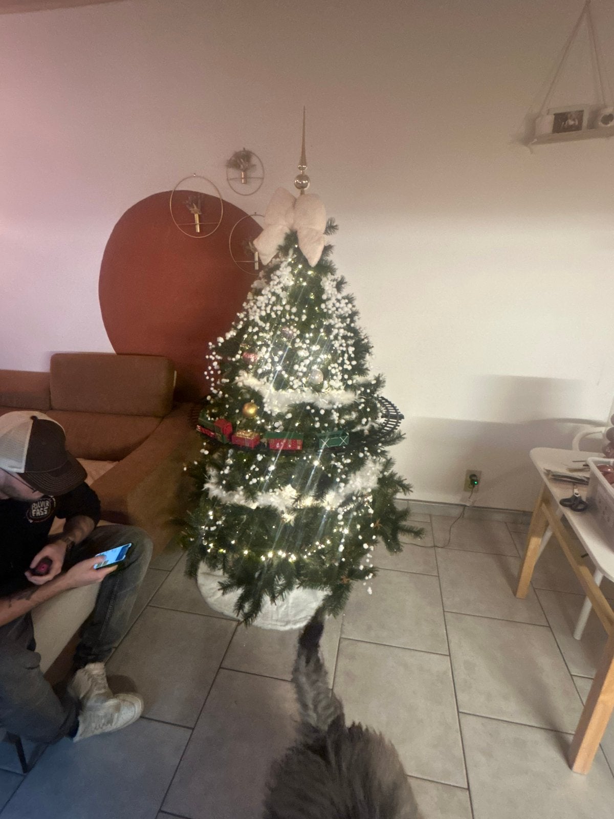 Kerstboom zonder versiering, Enlèvement