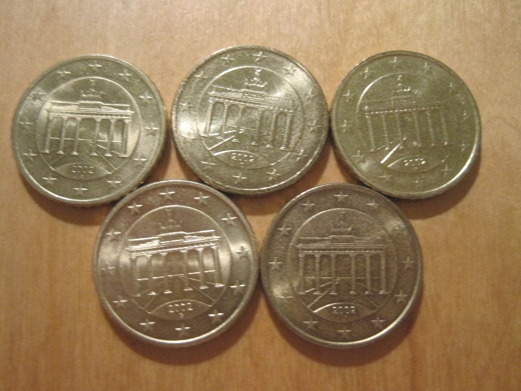 Euro Munten Duitsland, Timbres & Monnaies, Envoi, Allemagne, 50 centimes, Série