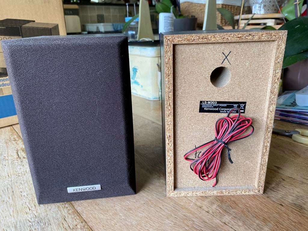 Boxen Kenwood LS-M303, Gebruikt, Minder dan 60 watt, Front, Rear of Stereo speakers, Ophalen