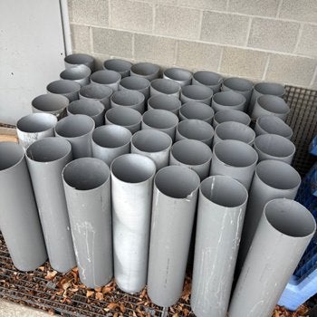 Tuyau en PVC 200 mm, Comme neuf, Enlèvement, Moins de 2 mètres, Buse droite