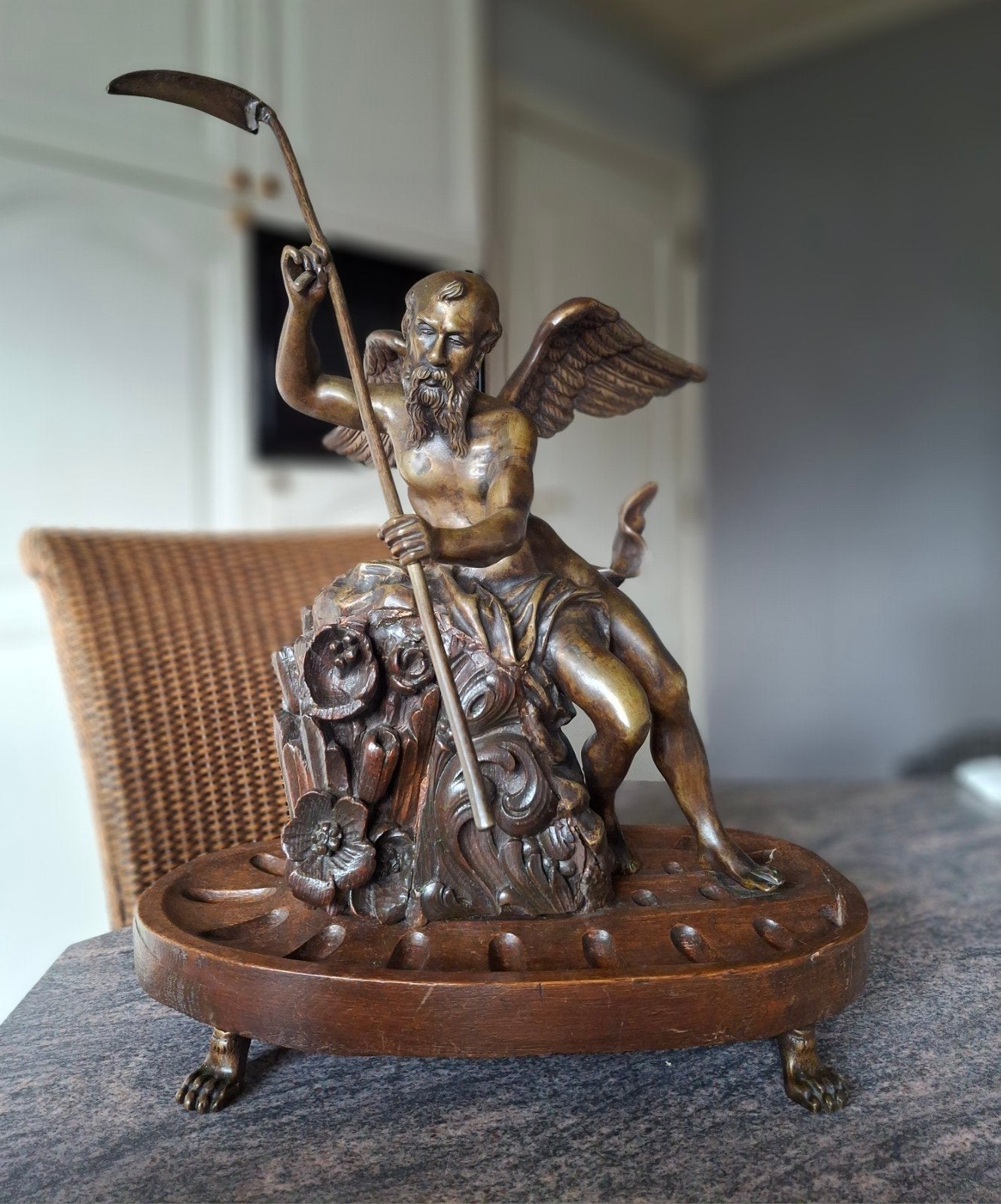 bronzen beeld, Antiek en Kunst, Ophalen, Brons