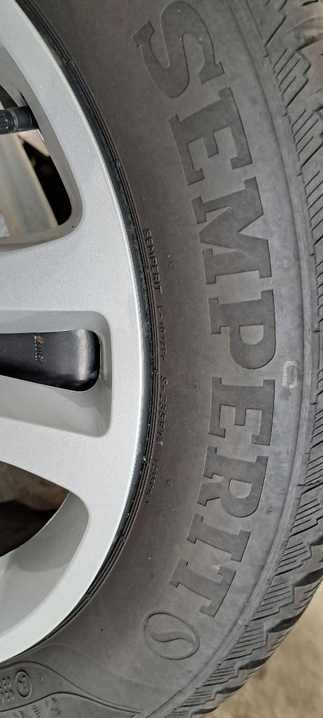 4 pneus hiver  sur jantes en tôles Opel 225/55/R16, Pneus hiver, 16 pouces, Véhicule de tourisme, Pneu(s)