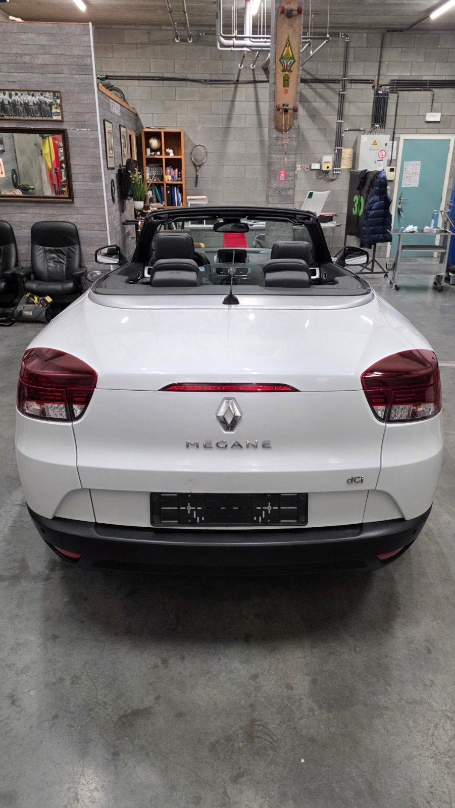 RENAULT MEGANE AUTOMATIC. CABRIO, Auto's, Automaat, Euro 5, Cabriolet, Wit