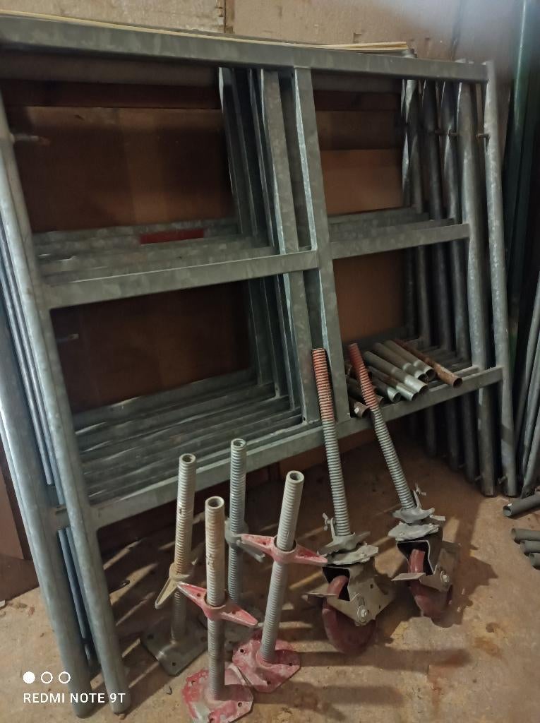 Buizen stelling, Doe-het-zelf en Bouw, Ophalen, Zo goed als nieuw, Gevelsteiger, 5 meter of hoger