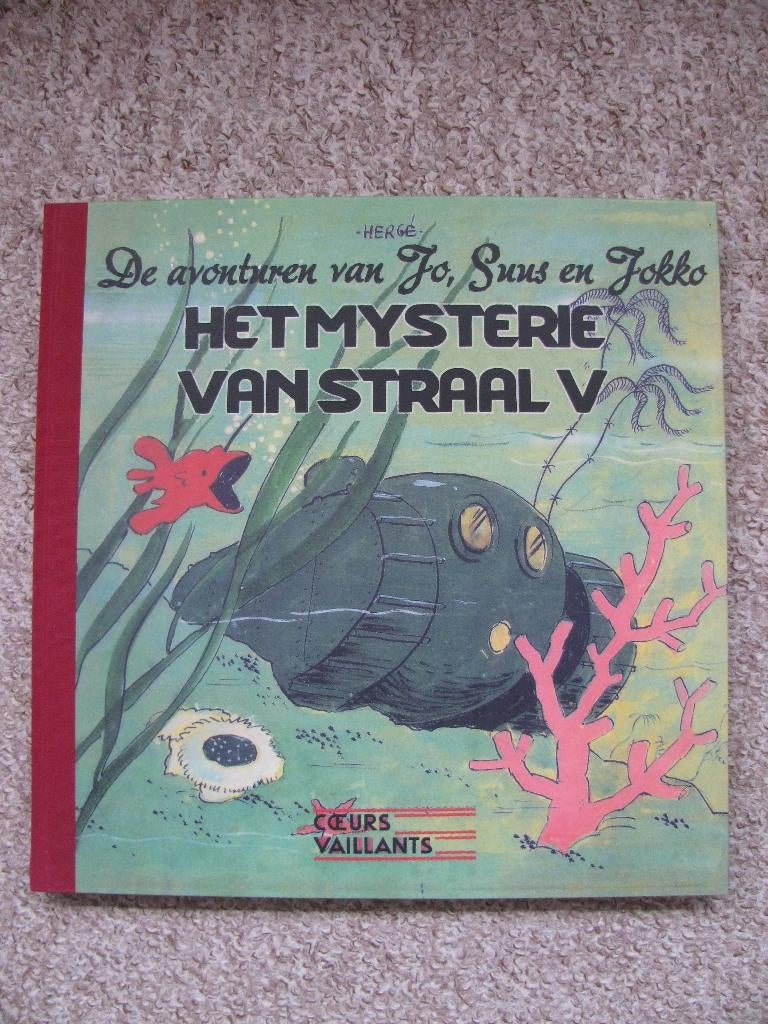 Jo, Suus en Jokko - Het Mysterie van Straal V -hc linnen rug, Boeken, Eén stripboek, Nieuw, Ophalen of Verzenden, Herge