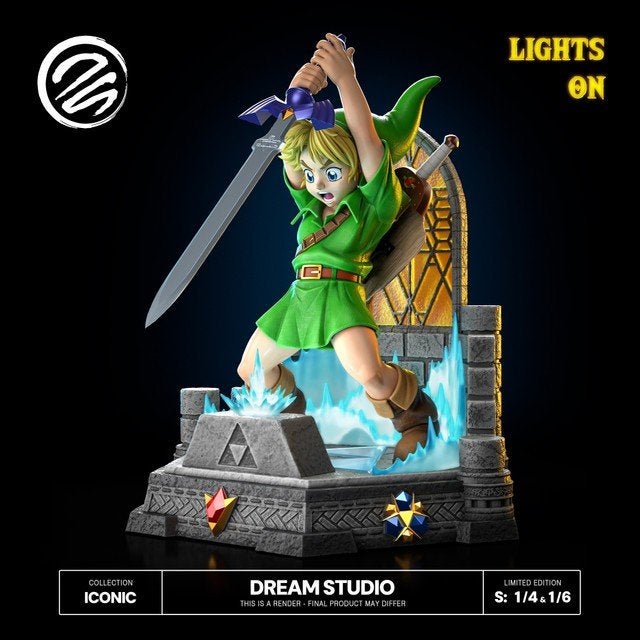 The legend of Zelda statue LINK PULLING SWORD, Enlèvement ou Envoi, Neuf, Fantasy