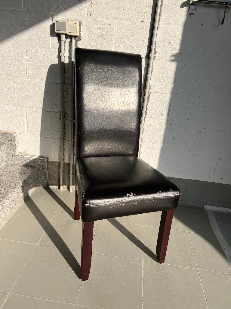 Stoel, Ophalen, Gebruikt, Zwart, Vijf, Zes of meer stoelen