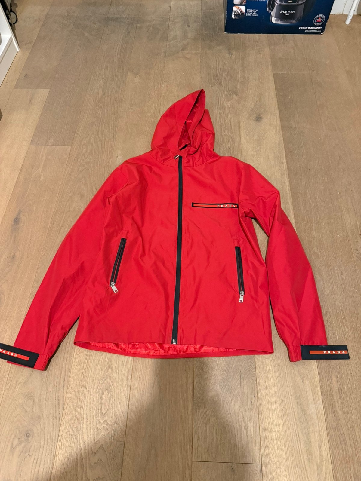 Prada regenjas Maat M, Vêtements | Hommes, Vestes | Été, Enlèvement ou Envoi, Comme neuf, Taille 48/50 (M)