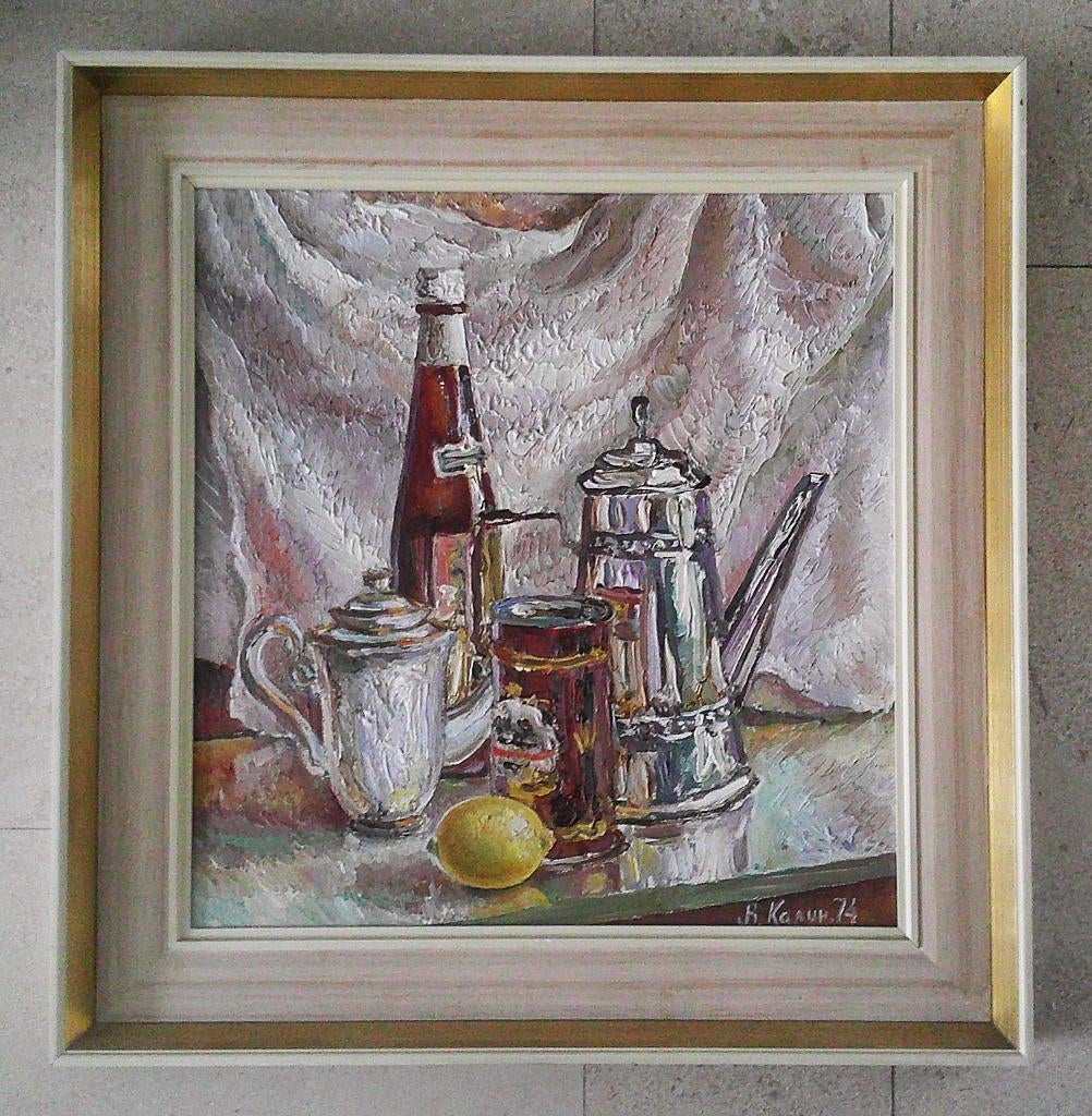 Gevarieerd Stilleven 1974 - B. Kalinichenko - Rusland, Ophalen of Verzenden