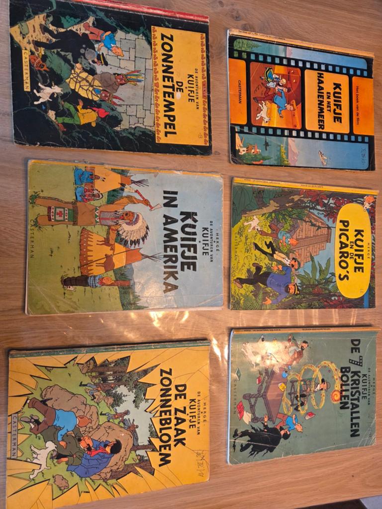 Kuifje 6 stuks, Boeken, Ophalen of Verzenden