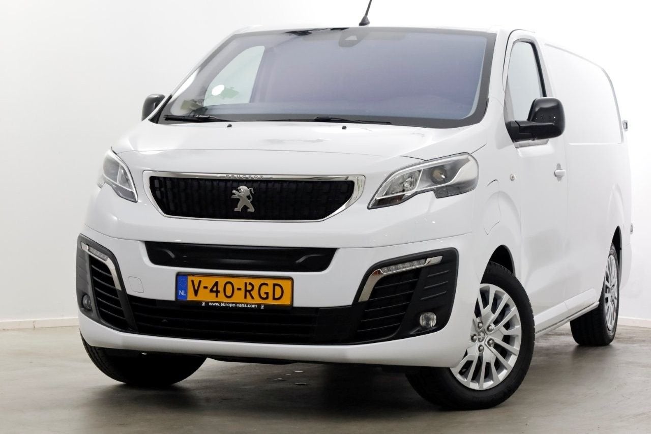Peugeot e-Expert Long Standard 75kWh 100% Elektrisch Snellad, Auto's, Automaat, Electronic Stability Program (ESP), Wit, Onderhoudsboekje