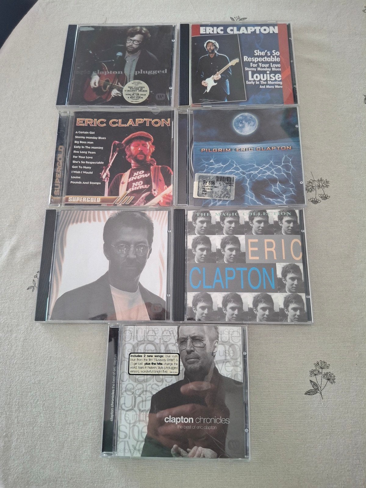 Cds eric clapton 1.5 euro per cd, Ophalen of Verzenden