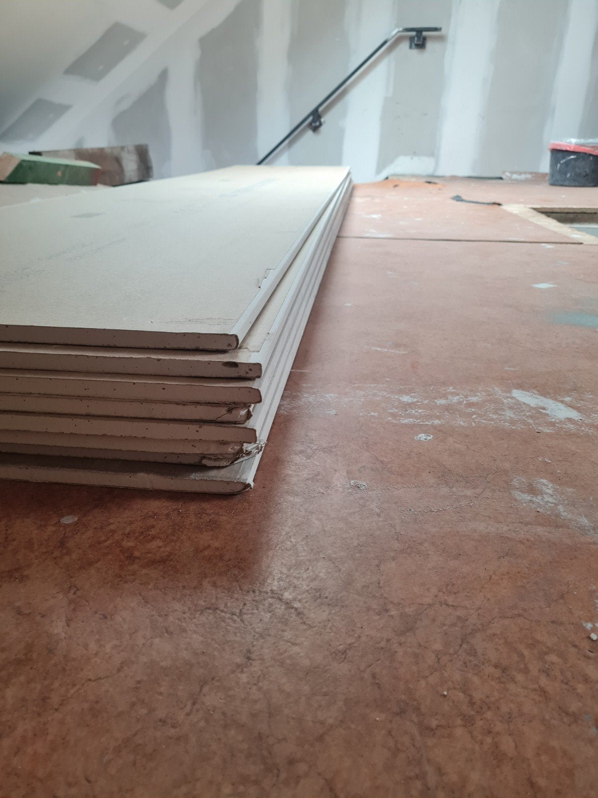 8 gyproc gipsplaten 3m x60cm x 12.5mm ABA, Ophalen