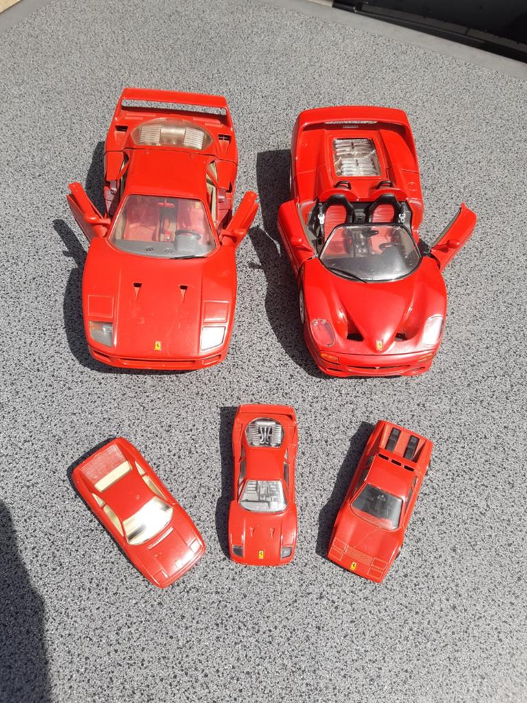 5 Ferrari schaalmodellen, Kinderen en Baby's, Speelgoed |Speelgoedvoertuigen, Ophalen