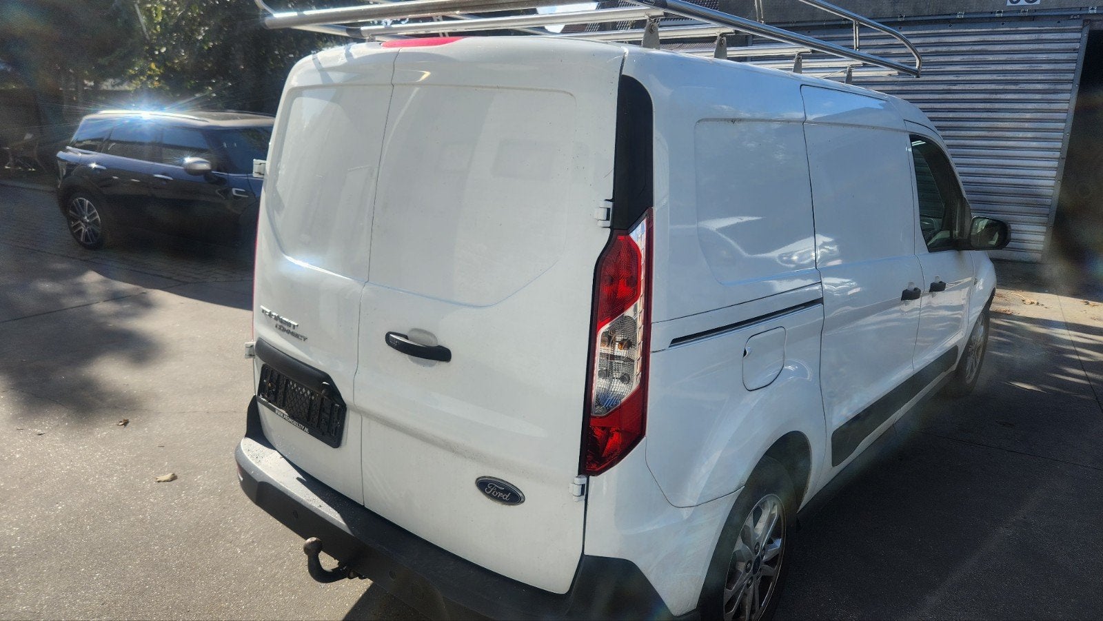 AUTOMAAT️EURO6 2022 98DKM FORD TRANSITCONNECT XL‼️SCHADEWAG, Auto's, Stof, Euro 6, Wit, Bedrijf
