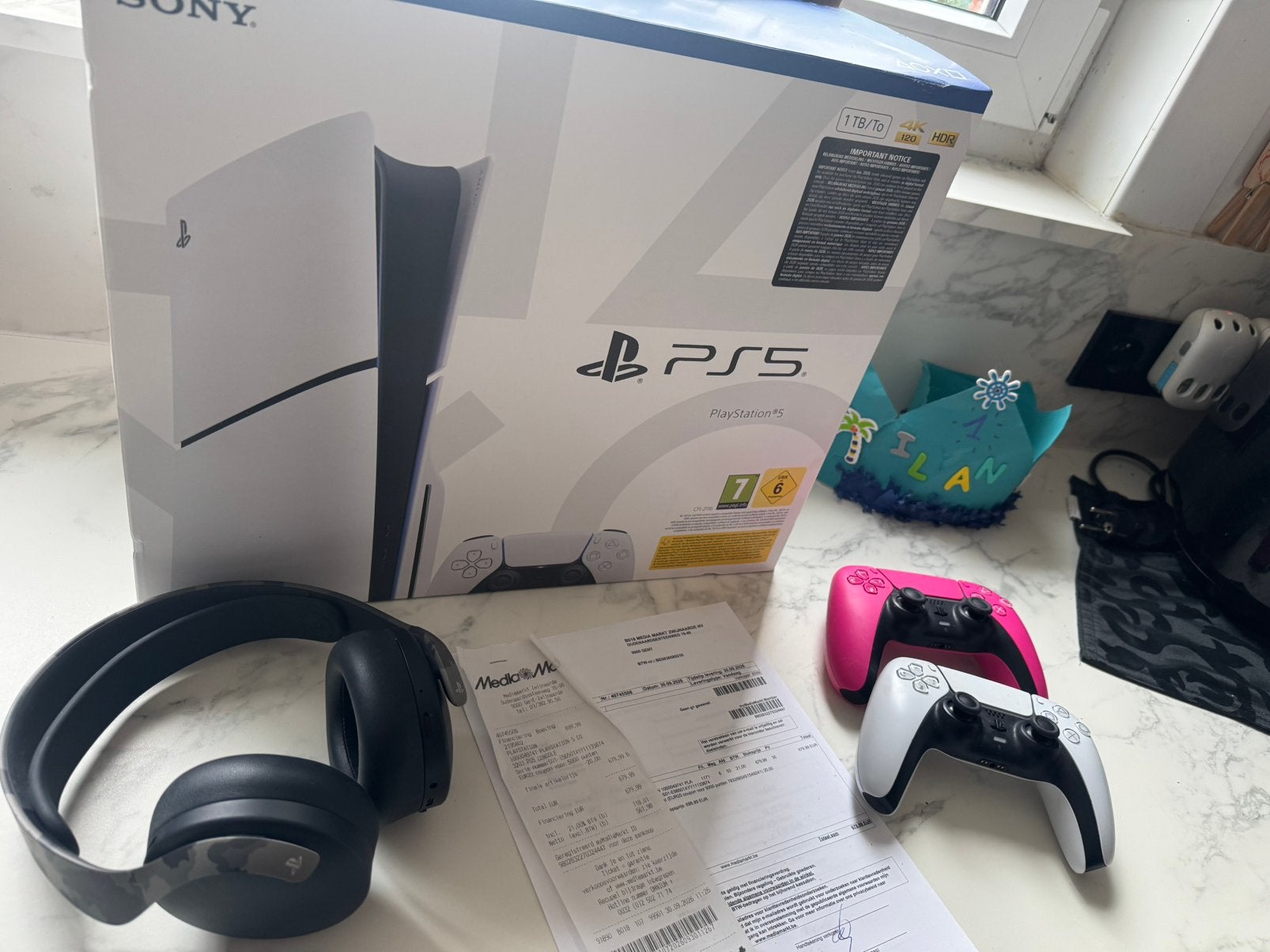 PlayStation 5 1 Tb, Games en Spelcomputers, Ophalen, Zo goed als nieuw, Playstation 5