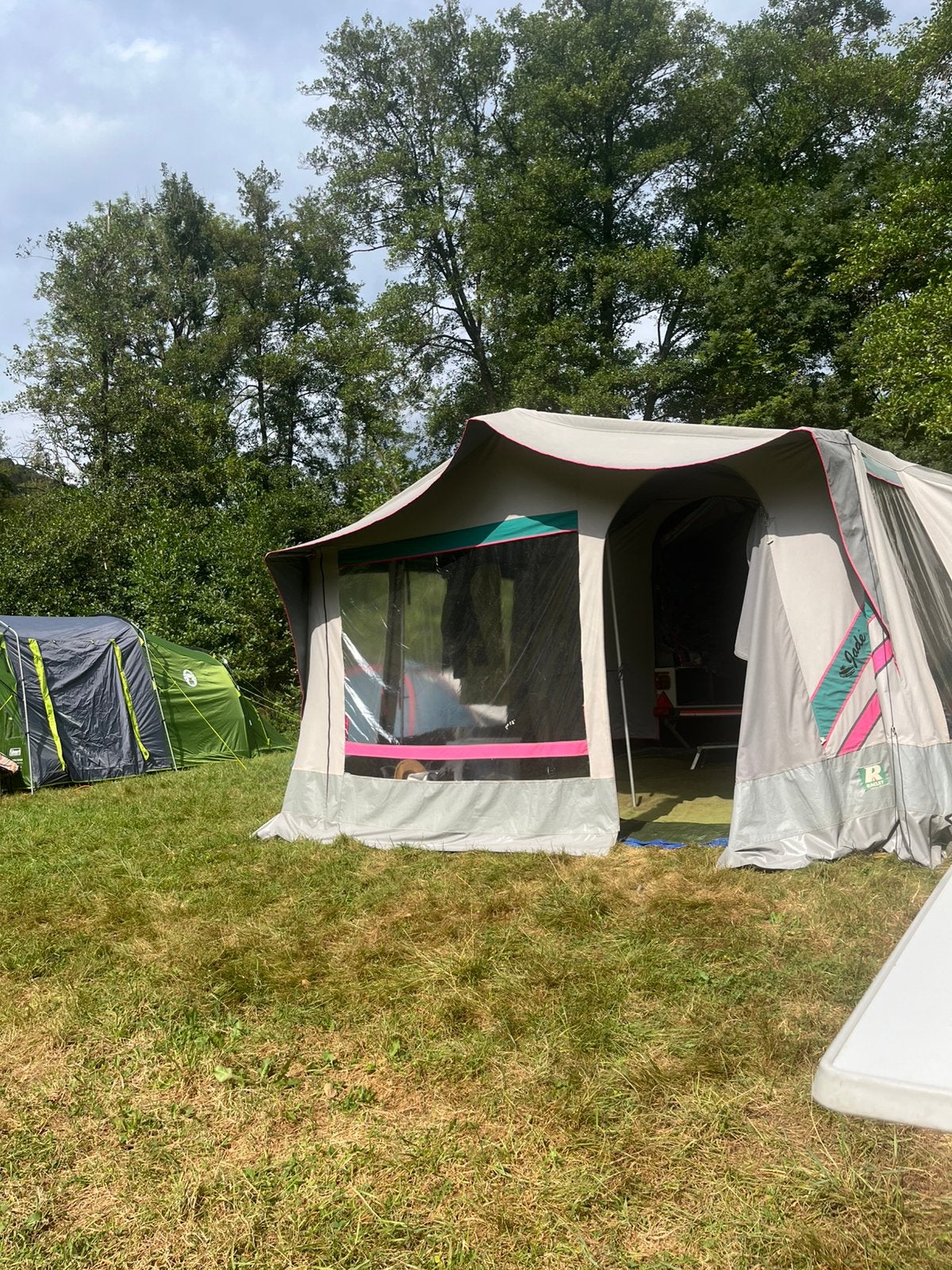 Campingcart à raclet 4-5 en bon état, gris, Jusqu'à 5, Présent, Gris, Raclet
