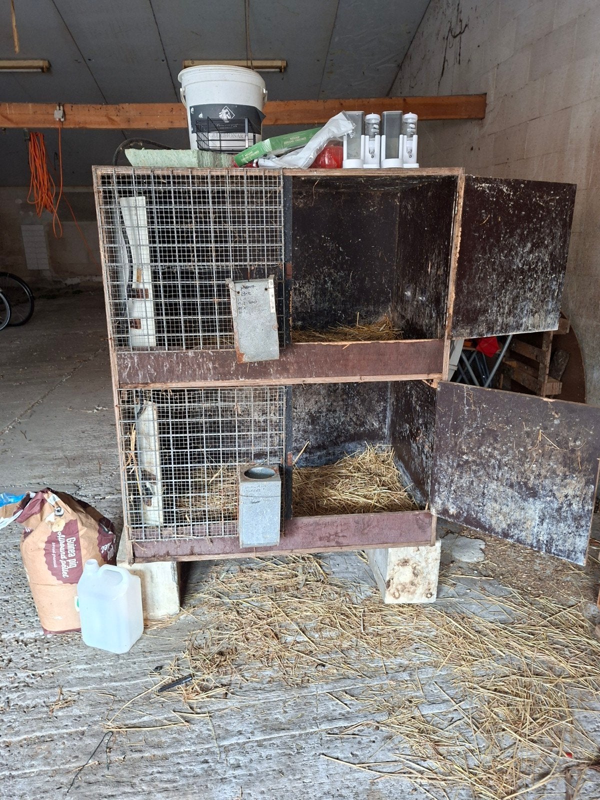 Konijnenhok, Dieren en Toebehoren, Knaagdieren en Konijnen | Hokken en Kooien, Ophalen, Hok