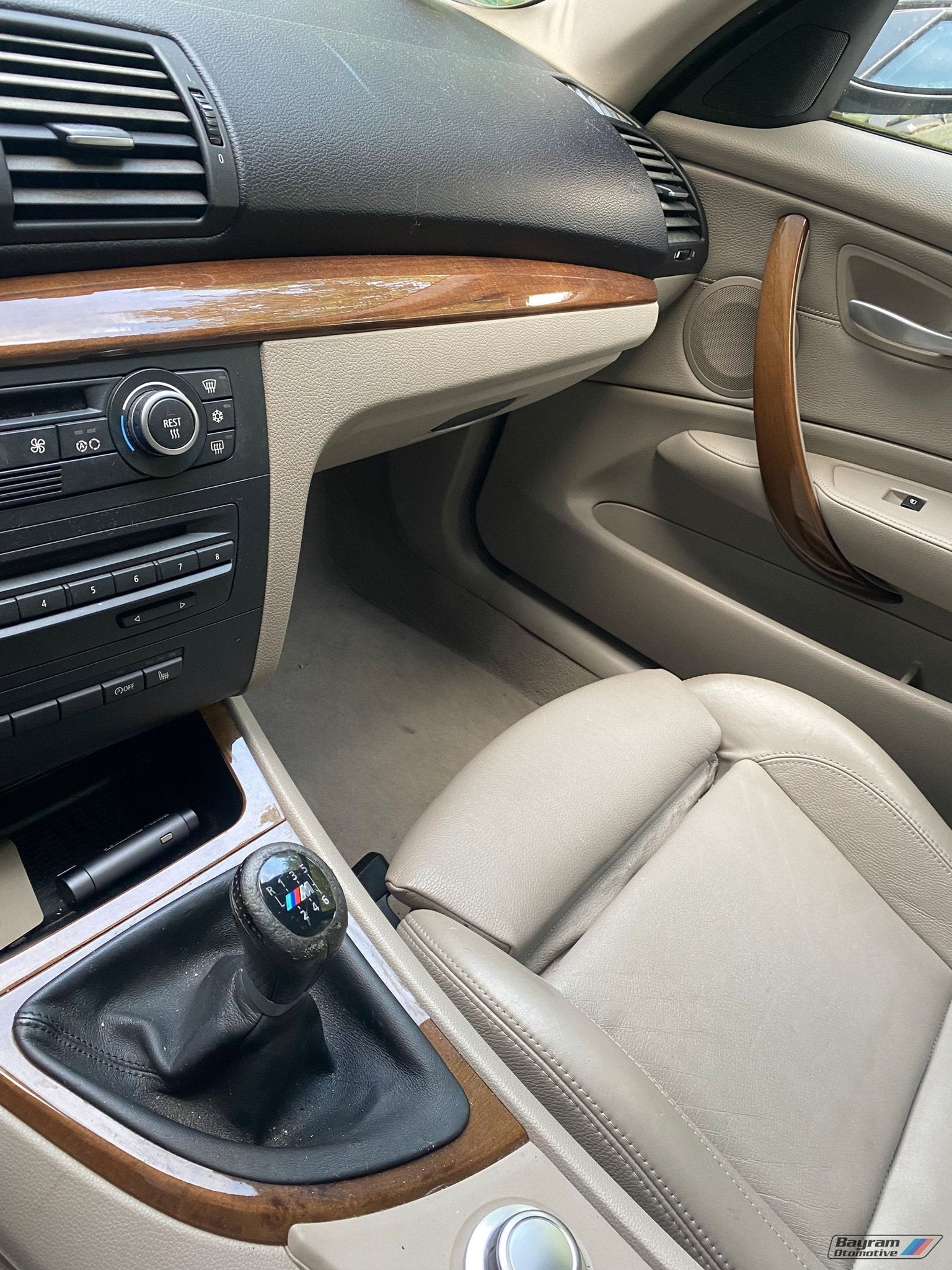 Bmw 1-serie hout interieurlijsten set trim wood E87 houten, Auto-onderdelen, Gebruikt, -, -, Ophalen of Verzenden