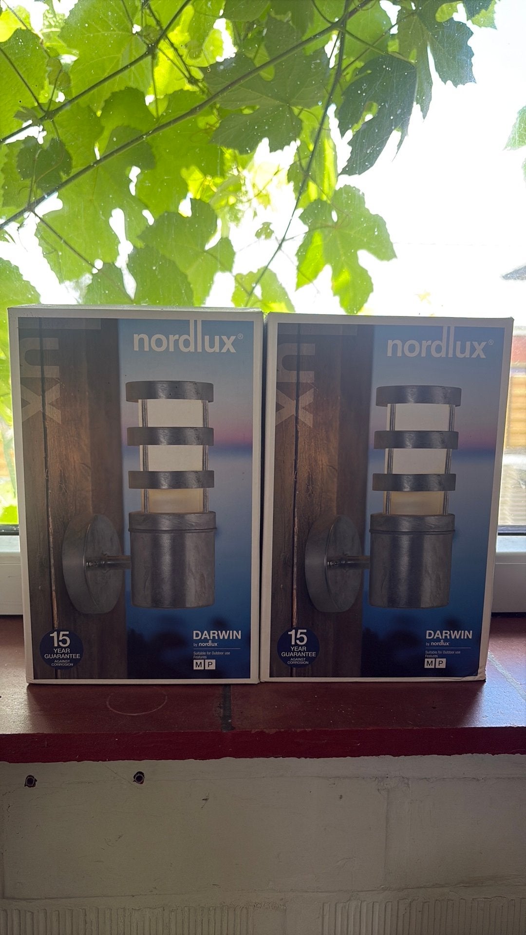 2 Nordlux buitenlampen, Tuin en Terras, Buitenverlichting, Ophalen, Nieuw