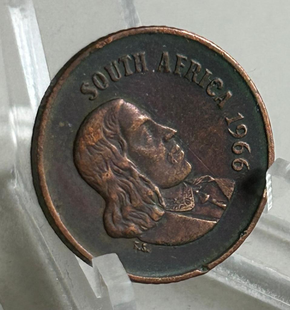 Zuid afrika 1 cent 1966, Postzegels en Munten, Munten | Afrika, Ophalen of Verzenden