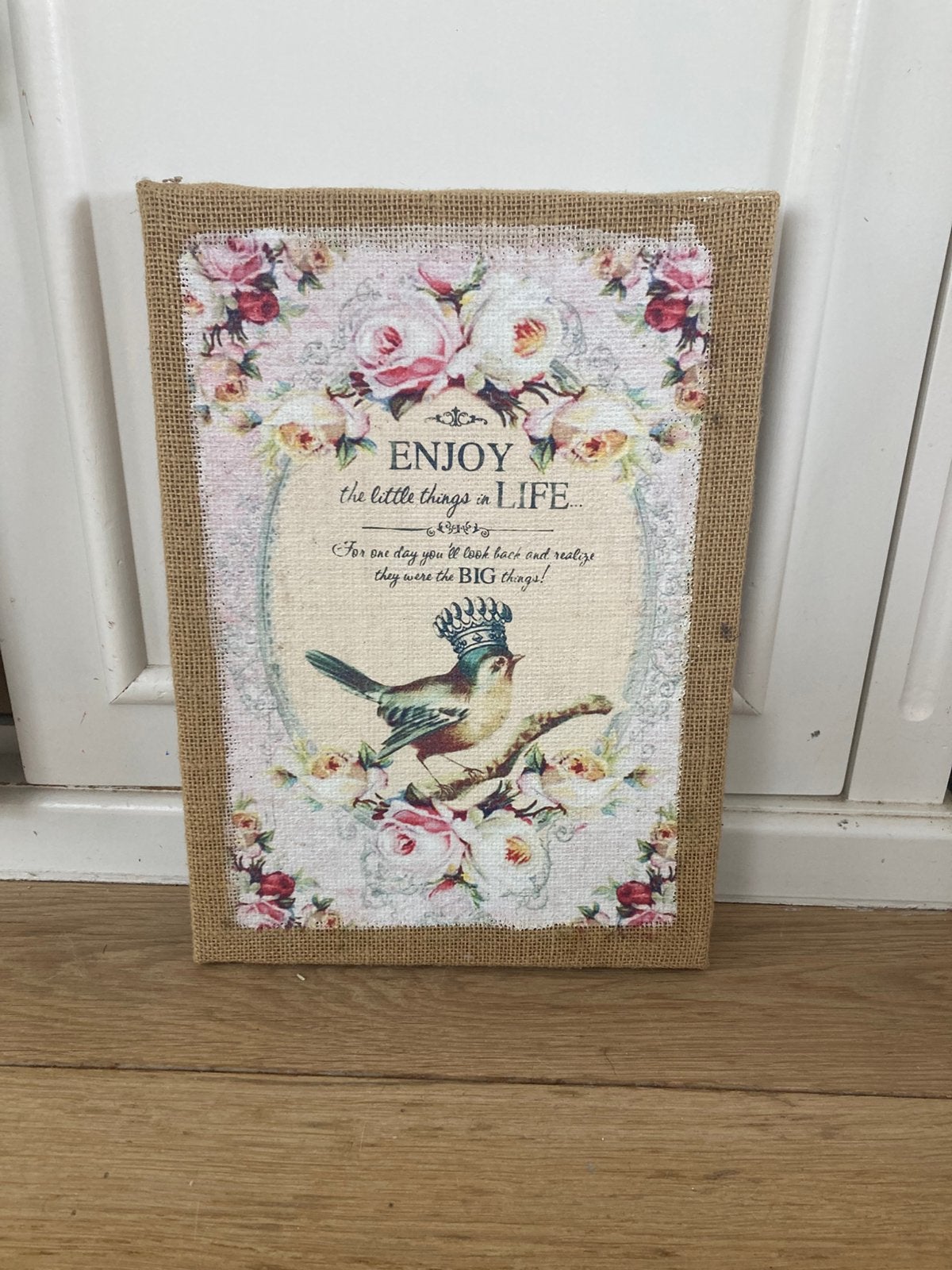 Canvas in jute, Ophalen of Verzenden, Zo goed als nieuw