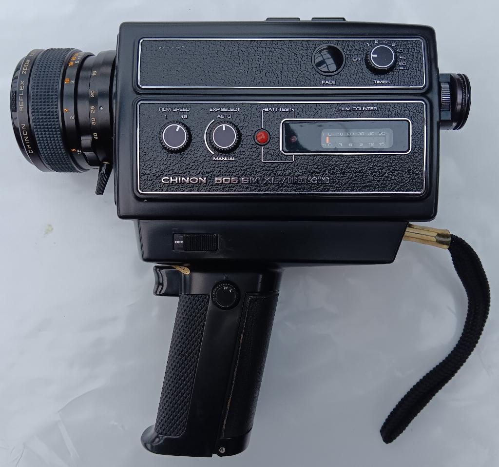 Filmcamera Chinon 8mm met toebehoren, Ophalen of Verzenden, Filmcamera