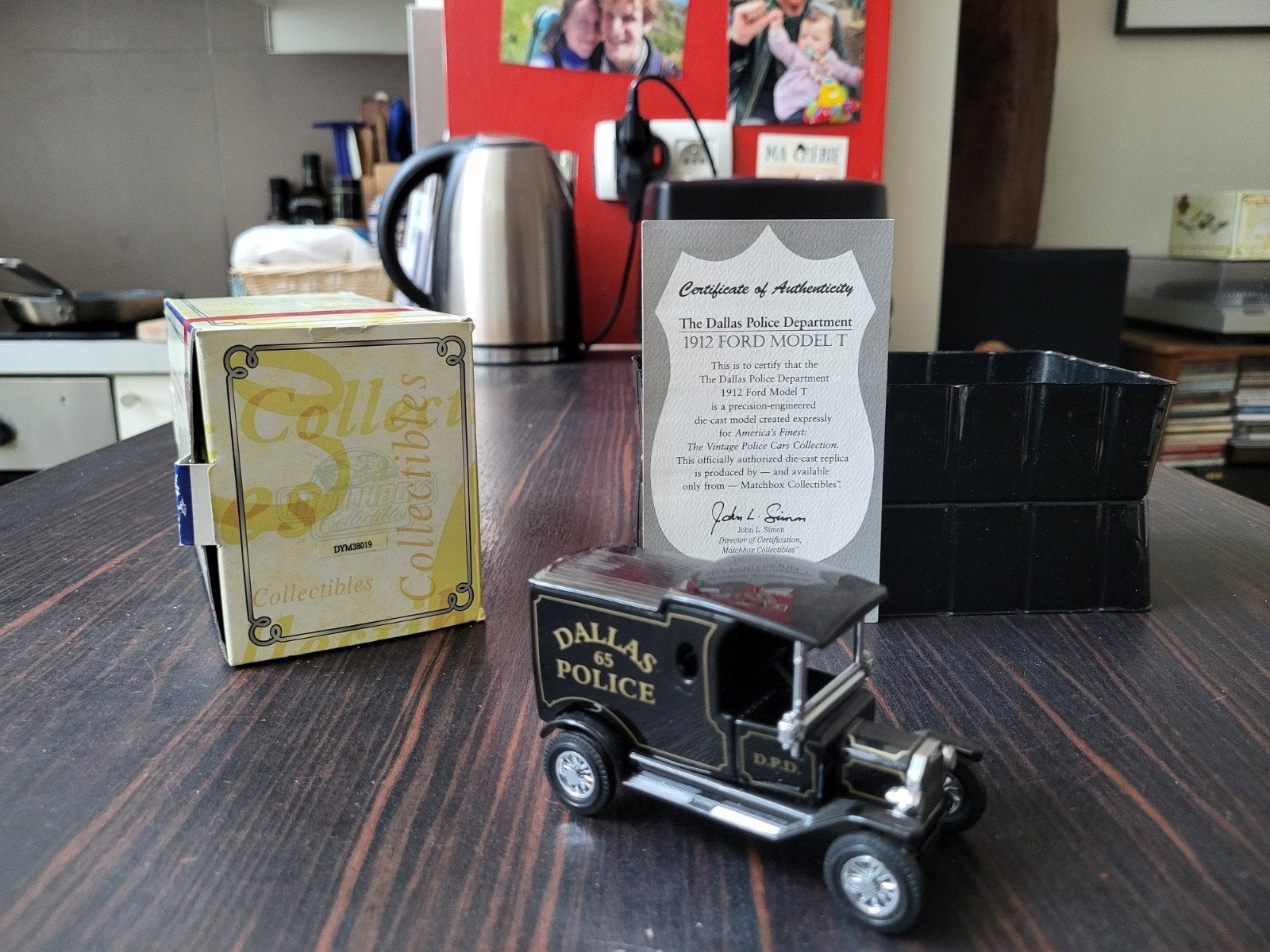 Boîte d'allumettes Dinky DYM38019 1912 Ford Model T, Enlèvement ou Envoi, Matchbox